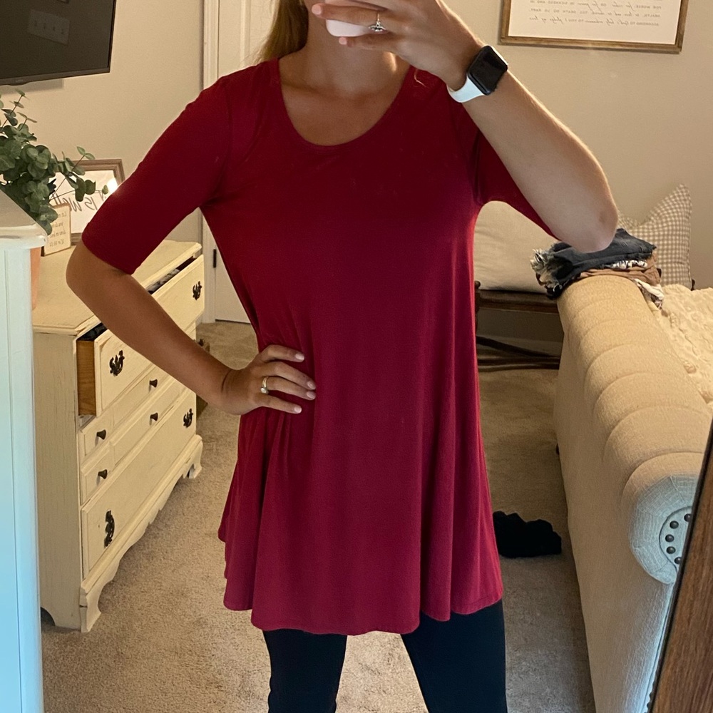 Free people red tunic